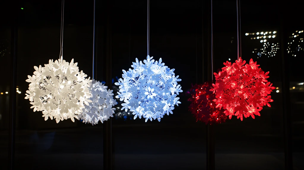 雪花装饰灯