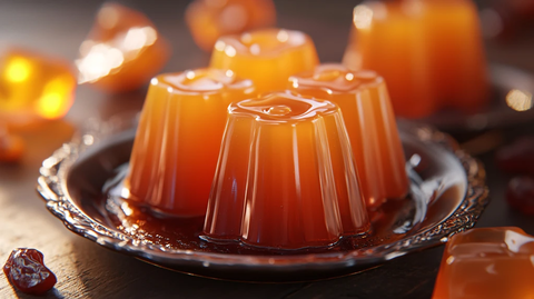 蔗糖马蹄糕特写