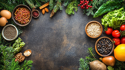 谷物食材背景图