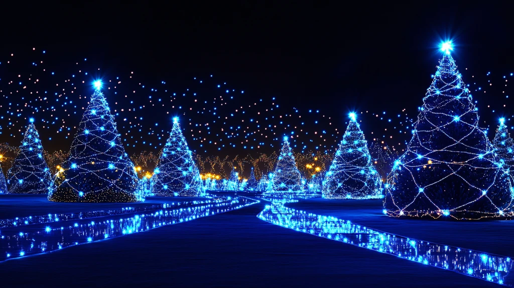 圣诞节树形光路