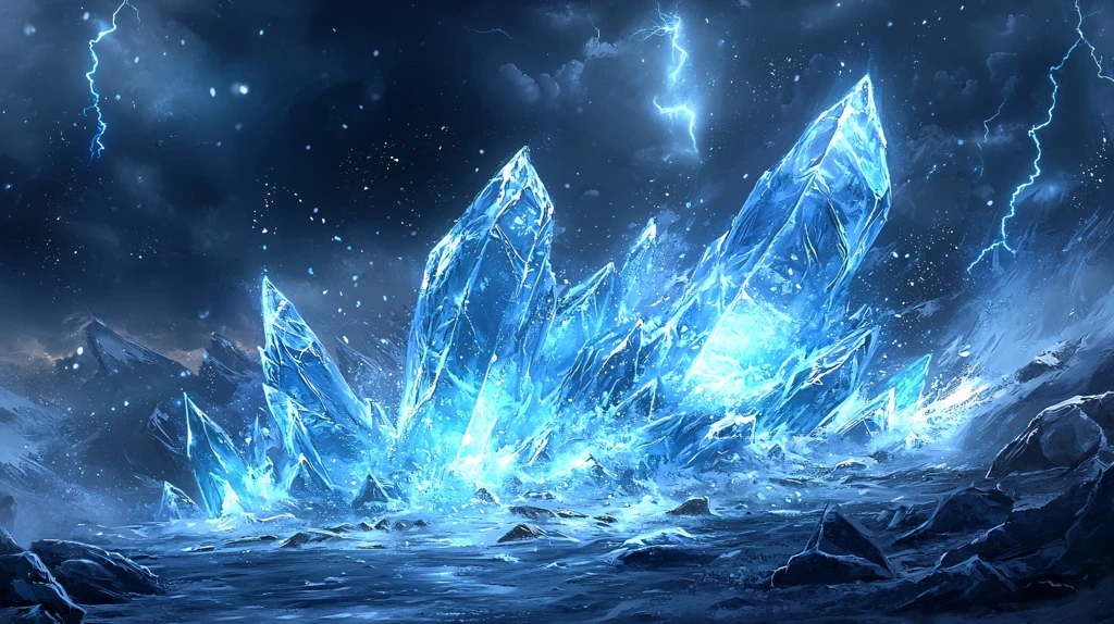 奇幻冰火景象
