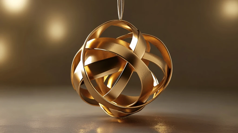 立体金属质感球体