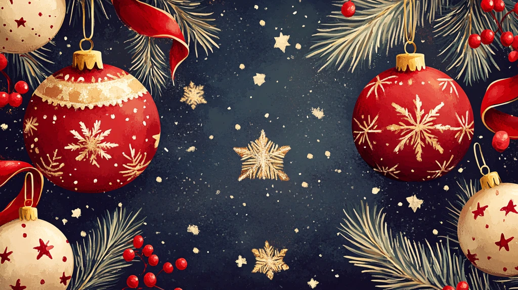 假日圣诞节背景底纹