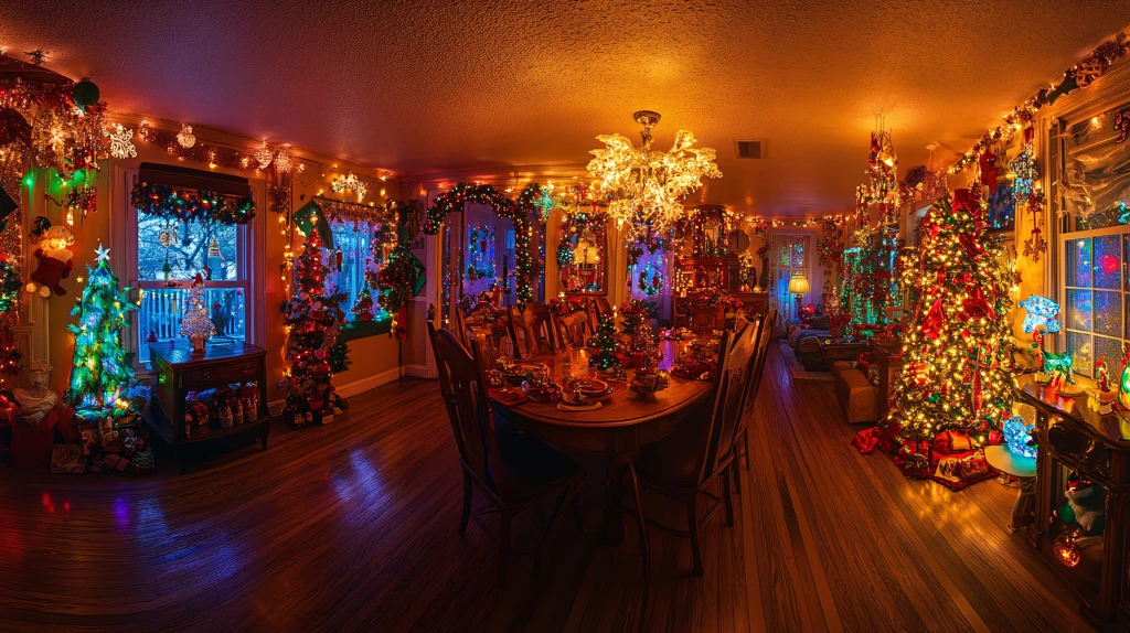 圣诞餐厅布置