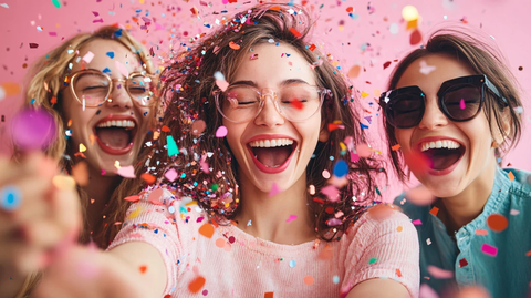 青春活力七彩炫彩绚丽