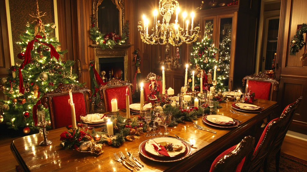 圣诞餐厅布置