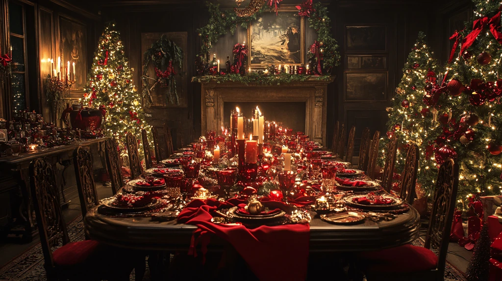圣诞餐厅布置