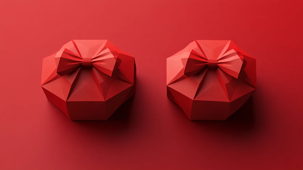 红色礼盒节日庆典