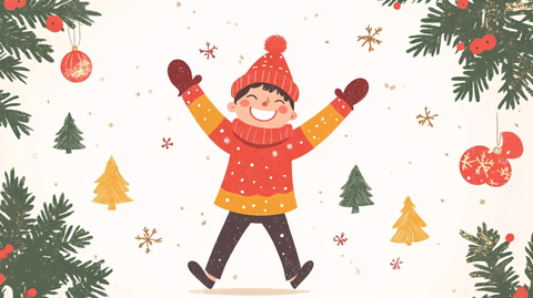 圣诞节儿童插画