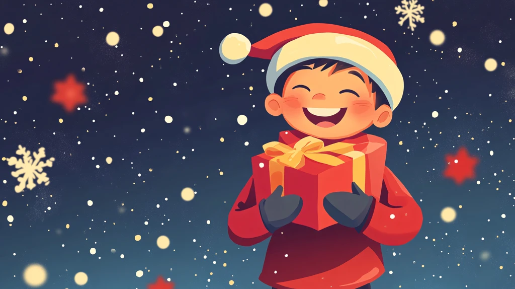 圣诞节儿童插画