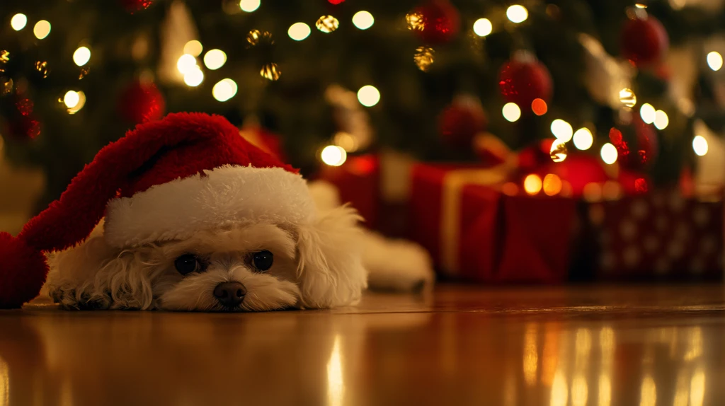 圣诞节小羊壁纸