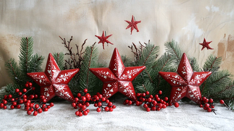 圣诞装饰五角星