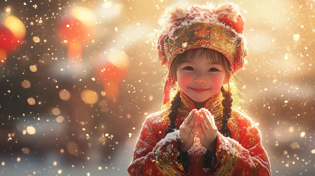 冬日阳光儿童写真