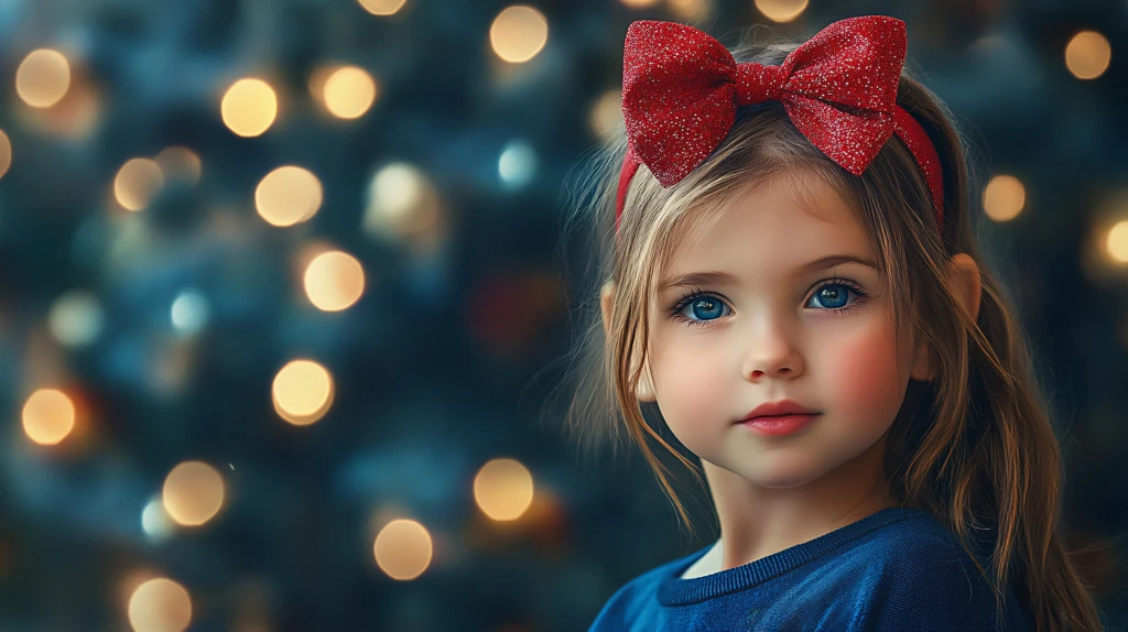 怡然自得的小女孩壁纸