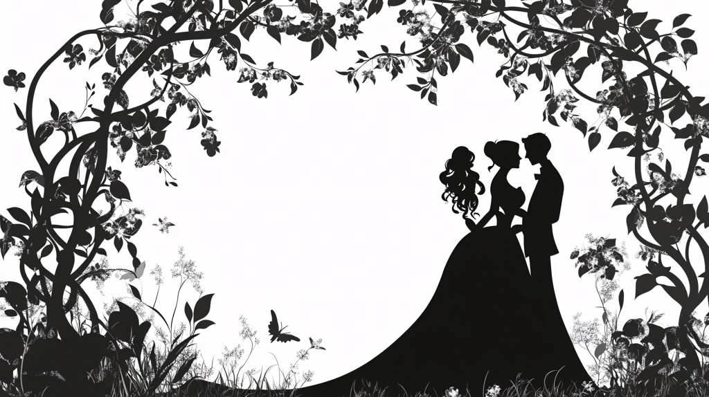 剪影简约婚礼