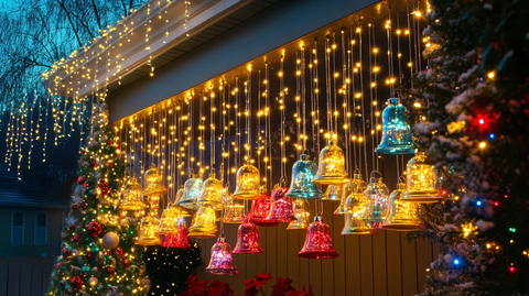 户外圣诞灯饰装扮