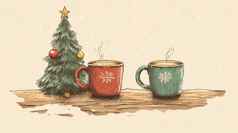咖啡杯圣诞主题