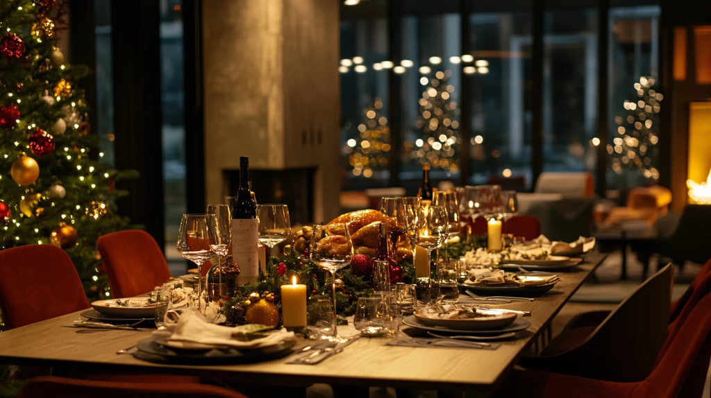 圣诞餐厅布置