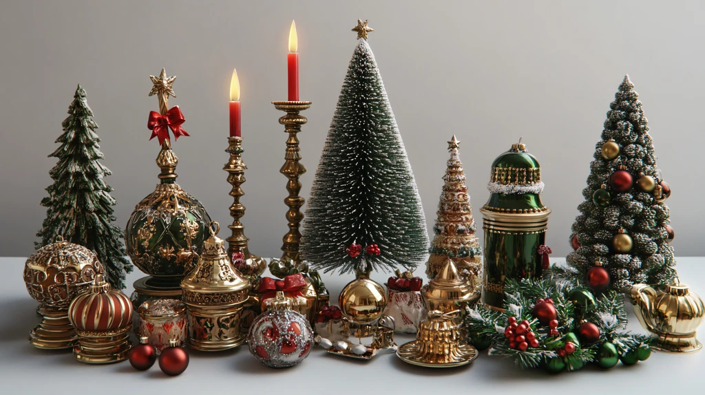 华丽圣诞小摆件