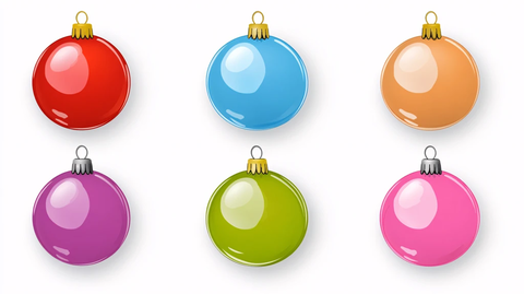圣诞节彩球