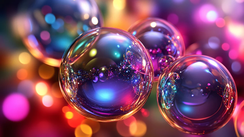 绚丽气泡背景壁纸素材