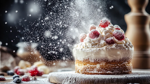 烹饪蛋糕甜点背景