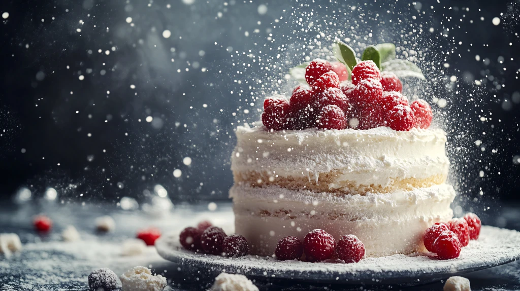 烹饪甜点背景分离