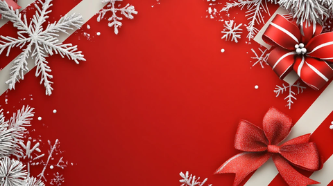 圣诞红色活动背景