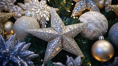 圣诞节圣诞树装饰场景