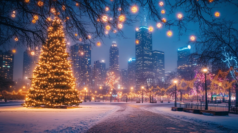 城市圣诞节装饰