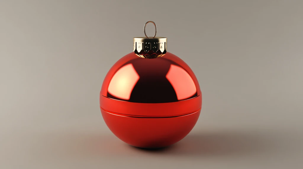 红色圣诞节球