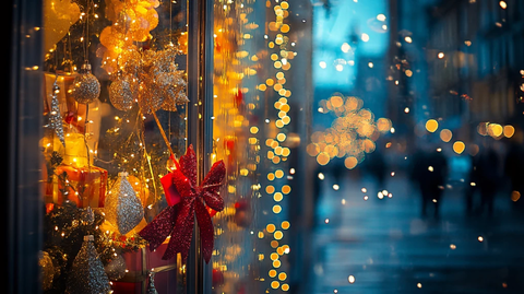 圣诞装饰橱窗
