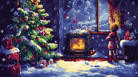 圣诞节绘本插画