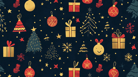 圣诞节底纹图案