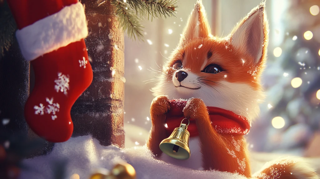 圣诞节狐狸