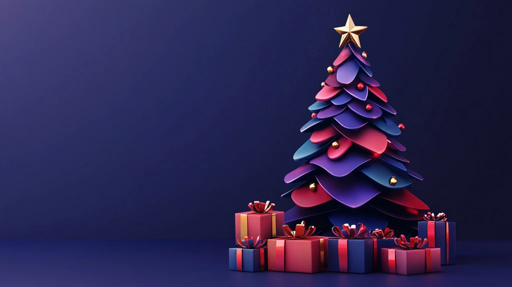 礼盒圣诞树