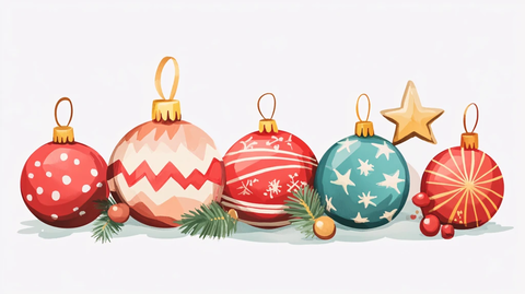 圣诞节装饰彩球