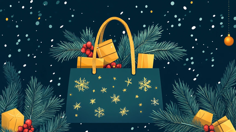 圣诞节包装插画