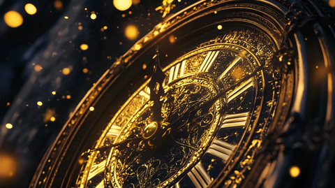 流金岁月金色年华背景