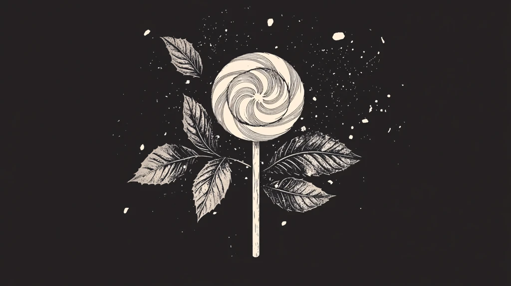 扁平棒棒糖插画