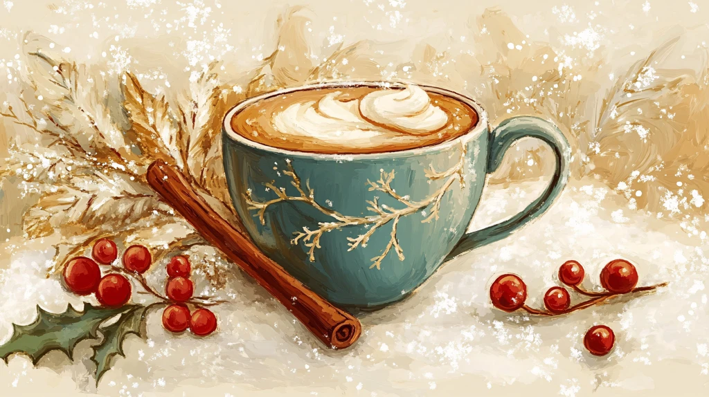咖啡杯圣诞主题