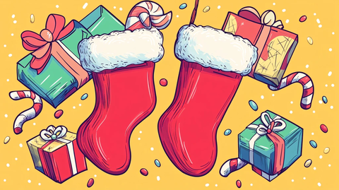 圣诞礼物插画