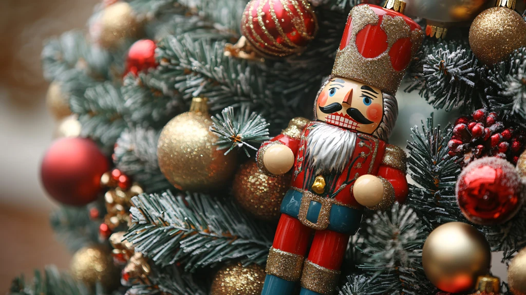 圣诞节圣诞树装饰场景