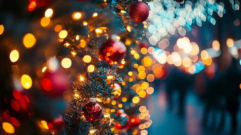 光斑圣诞节日装饰素材