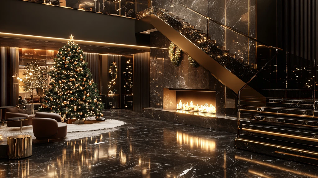 酒店圣诞树