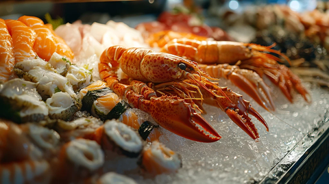 酒店自助餐海鲜