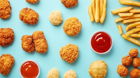 西式快餐油炸食品