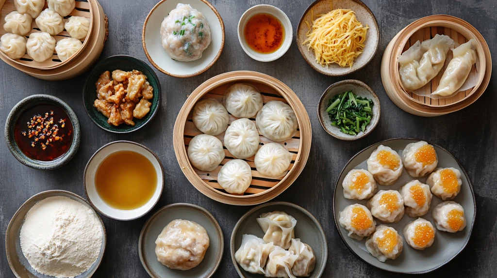 一笼蒸饺早餐特色