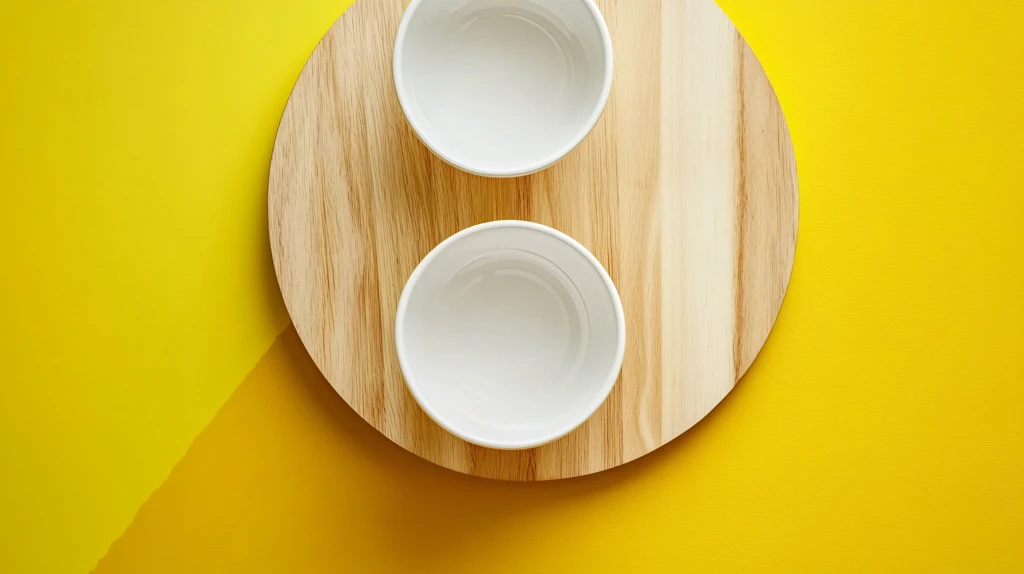 自制圆盘空碗组合