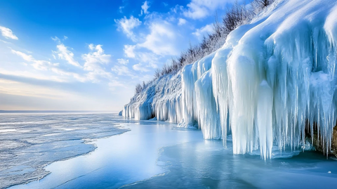 唯美冰凌风景